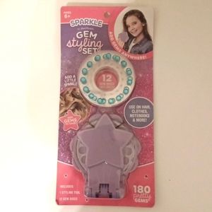 NWT Sparkle Gem Styling Set for Hair, Clothes & More